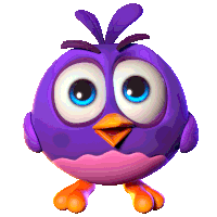 purple bird
