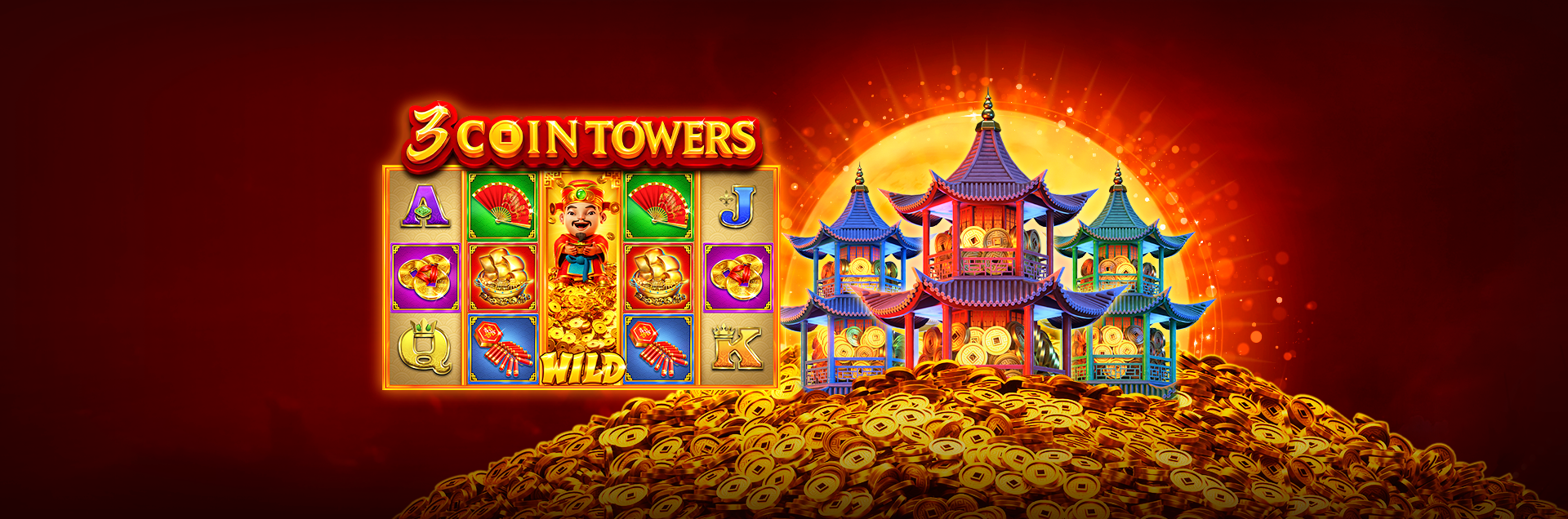 3 Coin Towers