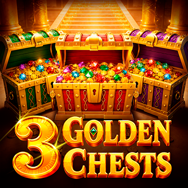 3 Golden Chests medieval castle slot game with three golden treasure chests