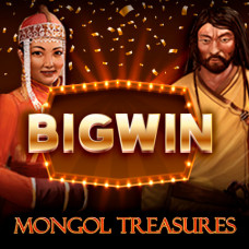 An insane stroke of luck in our Mongol Treasures slot!