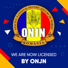 We're licensed by the Romanian regulator (ONJN)