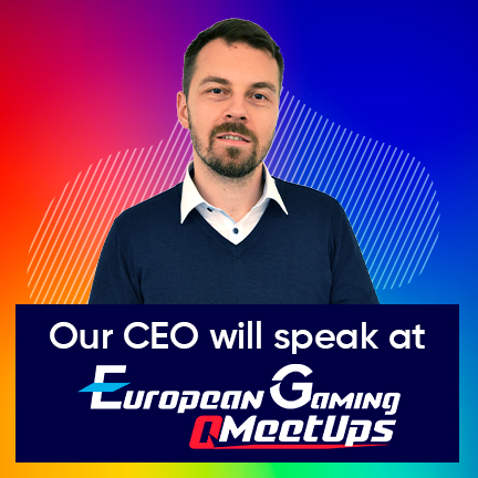 Our CEO will speak at European Gaming Q3 Meetup