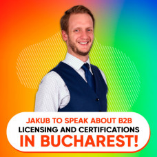 Jakub to speak about B2B licensing and certifications in Bucharest!