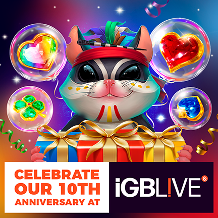 Celebrate our 10th birthday together at iGB Live 2022!