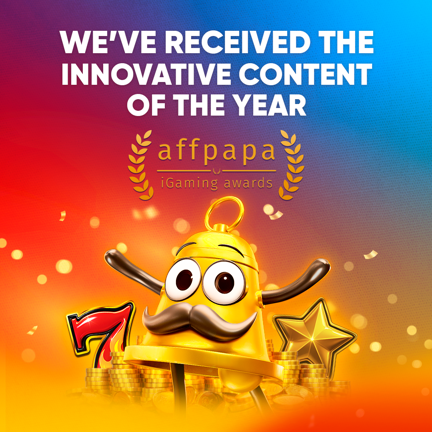 Endorphina Wins “Innovative Content of the Year” at the AffPapa Gaming Awards!
