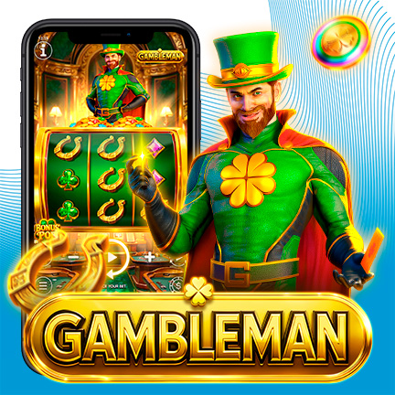 Slot Gambleman da Endorphina com um super-herói duende vestido de verde e moedas de ouro, destacando um lançamento com tema de São Patrício.