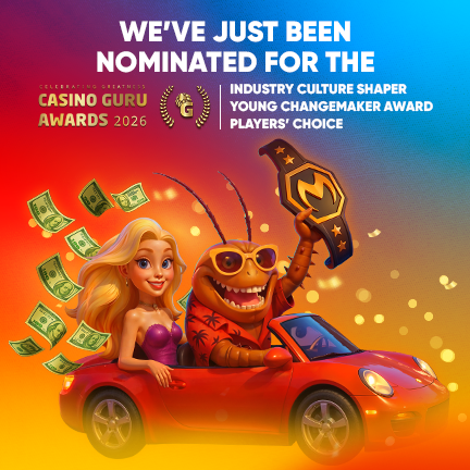 Endorphina nominated for Casino Guru Awards 2026 in Industry Culture Shaper, Young Changemaker Award, and Players’ Choice categories.