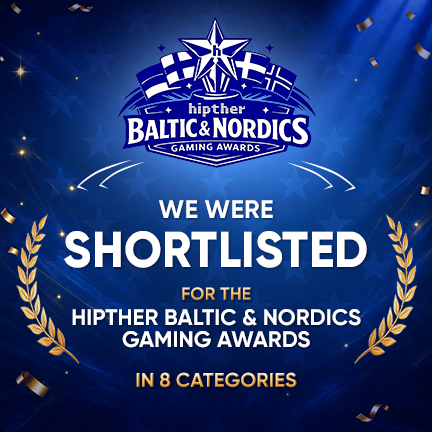 Endorphina foi selecionada para 8 categorias do HIPTHER Baltic &amp; Nordics Gaming Awards 2026, inclusive Melhor provedora de caça-níqueis e Inovadora do Ano.