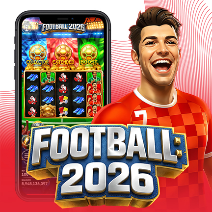 Football 2026, nuevo tragamonedas online de fútbol de Endorphina con jugadores, estadio, Free Spins, Hold and Win, Bonus Pop y jackpots.