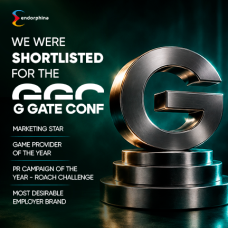 Endorphina Nominated Four Times in G GATE Awards 2026!