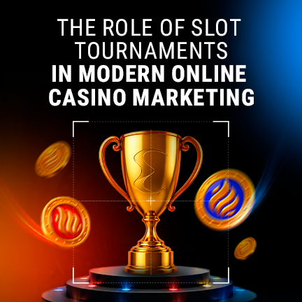 O papel dos torneios de caça-níqueis no marketing moderno dos cassinos on-line: troféu dourado com moedas de cassino representando torneios competitivos de caça-níqueis e estratégias de engajamento de jogadores.