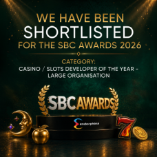 Endorphina Nominated for Casino Slots Developer in SBC Awards 2026!