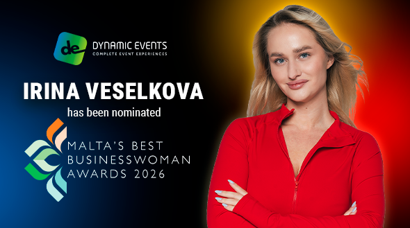 Irina Veselkova, Endorphina’s Head of Marketing, nominated for Best Young Businesswoman of the Year at Malta’s Best Businesswoman Awards 2026