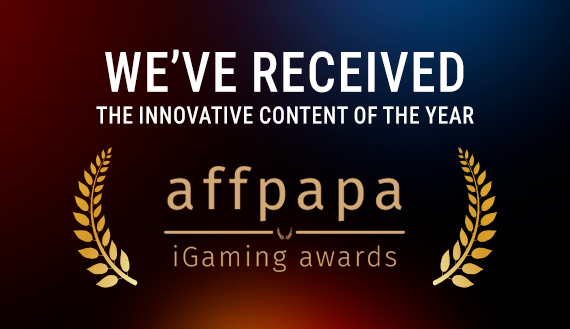 Endorphina Wins “Innovative Content of the Year” at the AffPapa Gaming Awards!