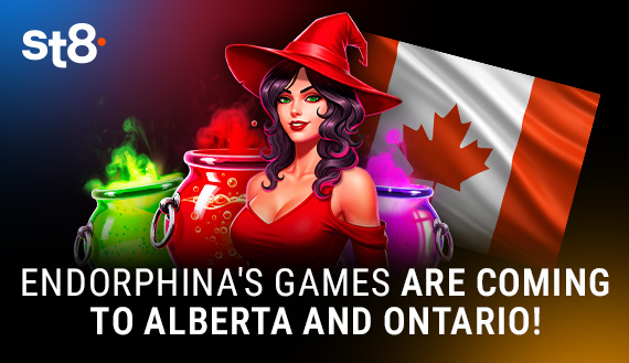 Endorphina Extends St8 Partnership in Ontario and Alberta