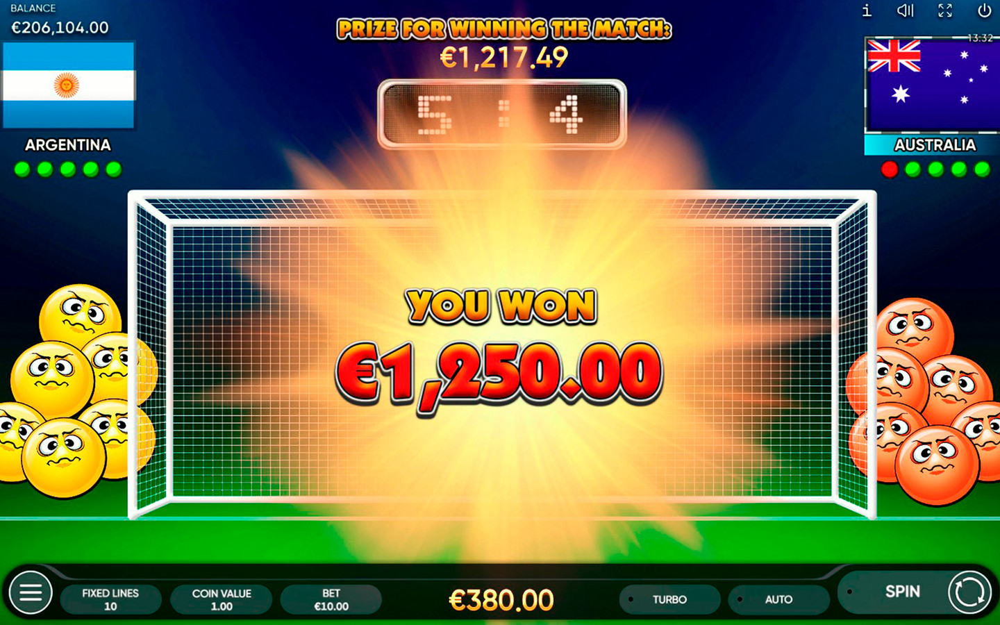 BIG WIN NEW ONLINE SLOT   FOOTBALL:2022   ENDORPHINA - ALL FEATURES