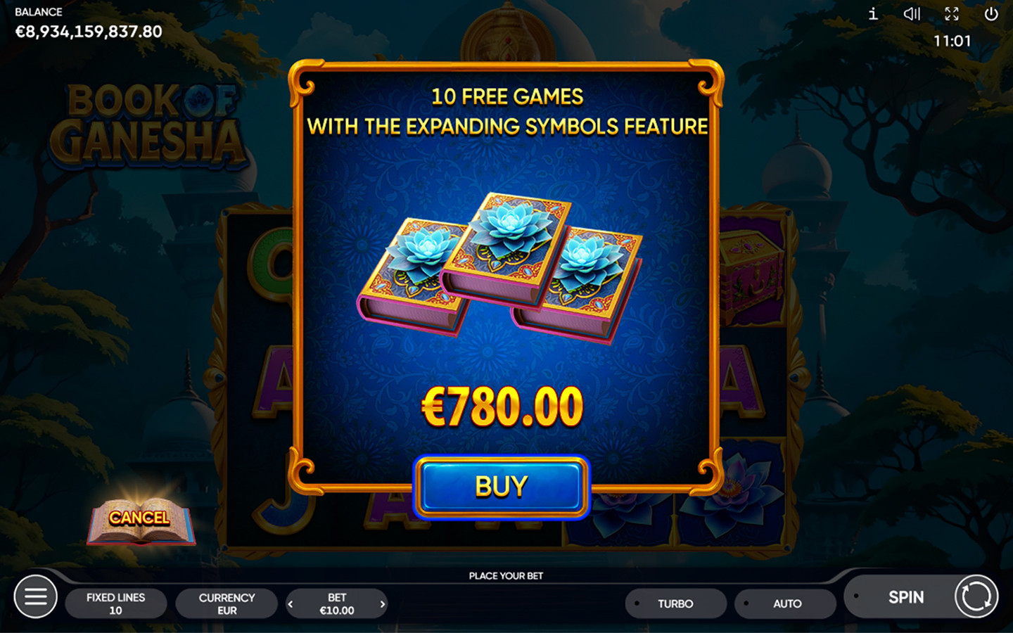 Book of Ganesha Slot - play Demo at Endorphina