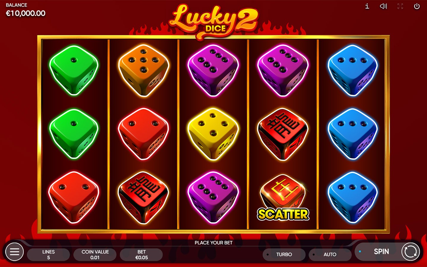 Lucky Dice 2 - Endorphina Slot