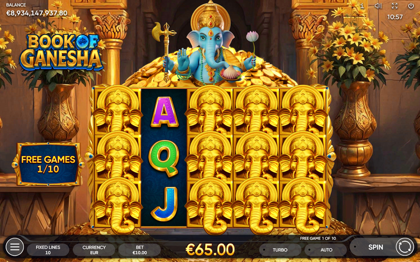 Book of Ganesha Slot - play Demo at Endorphina