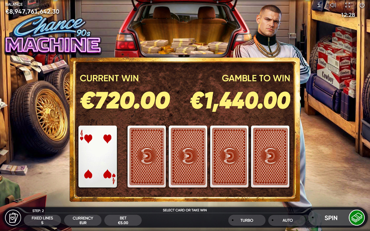Play Chance Machine 90s slot by top casino game developer!