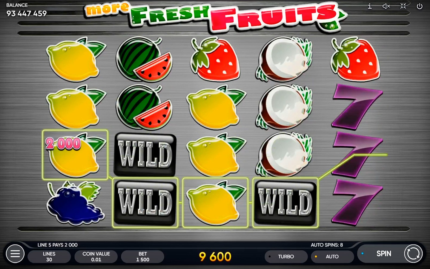 Fresh Fruits - Endorphina Game