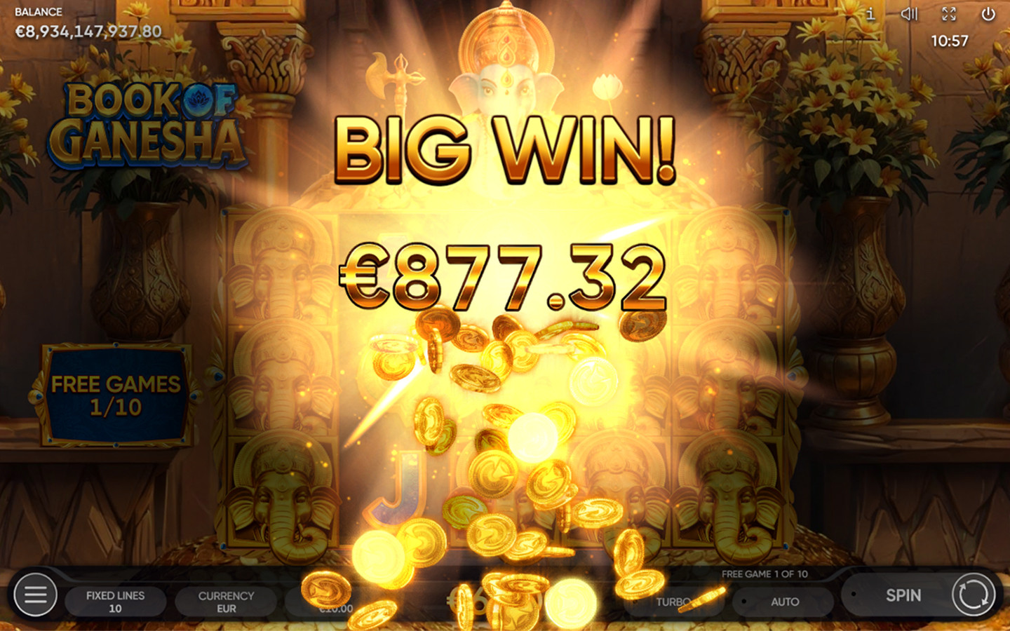 Book of Ganesha Slot - play Demo at Endorphina