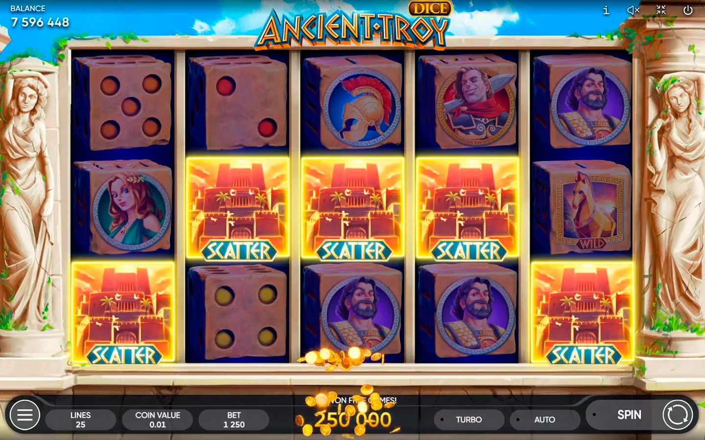 BEST DICE SLOTS ONLINE | Try ANCIENT TROY DICE SLOT now