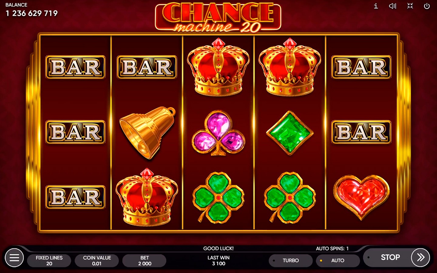 TOP CLASSIC SLOTS OF 2020 | Chance Machine 20 game by Endorphina