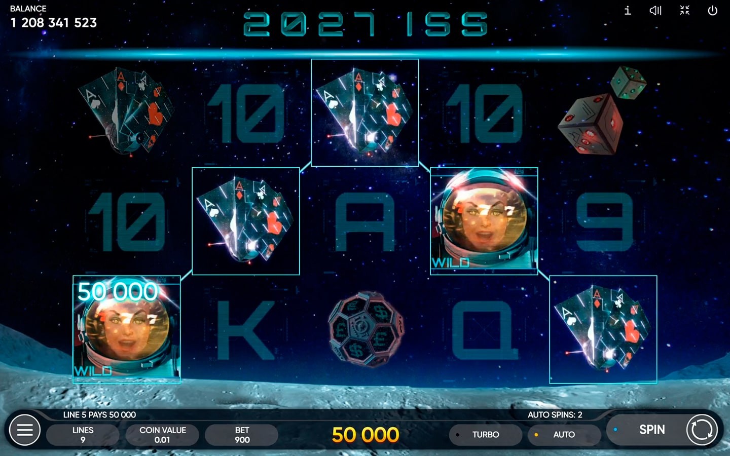 Play 2027 ISS slot by top casino game developer!