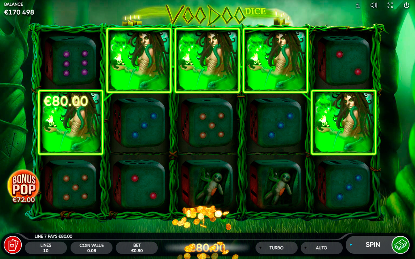TOP HORROR DICE SLOTS OF 2021 | Play Voodoo Dice slot now!