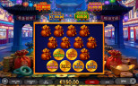 3 Coin Towers Dice bonus game showing colored prize coins and cash rewards