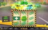 Lucky Stamps gameplay showing Medic Free Games with an x4 multiplier and medical stamp symbols