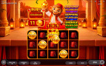 Bazaar Monkey slot by Endorphina showing a jackpot feature with coin values of €20, €40 and €60 on the grid, alongside Ruby €20,000, Amethyst €2,000, Sapphire €1,000 and Emerald €400 jackpots