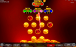 Hell Hot 1000 by Endorphina bonus screen with gold coins and MIN, MID, MAX and ULTRA prize levels