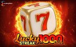 Play Lucky Streak 1000 Dice slot by top casino game developer!